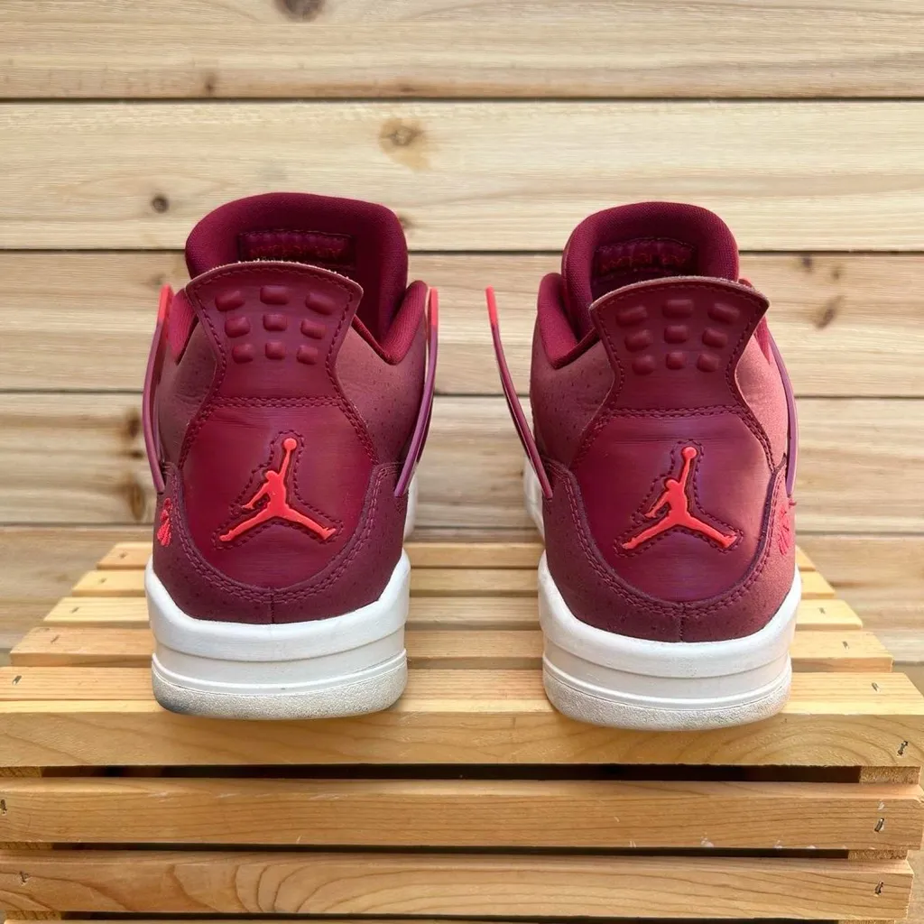 Nike Air Jordan 4 Retro For the Love of the Game Purple/Pink Sneakers Trainers - Image 5