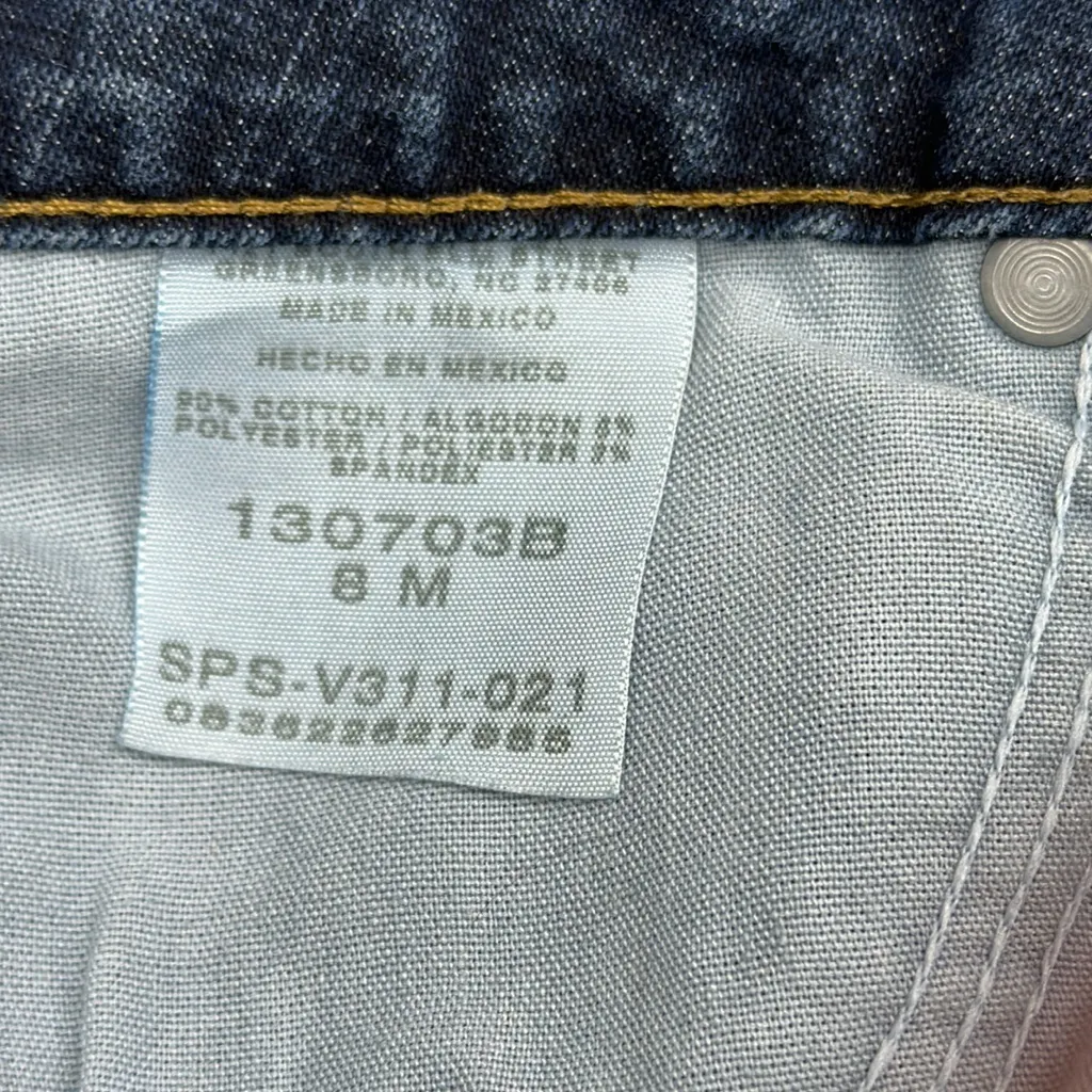 Lee Riders Stretch Denim Mid Rise Boot Cut Medium Wash Blue Jeans Womens 8 M - Image 8