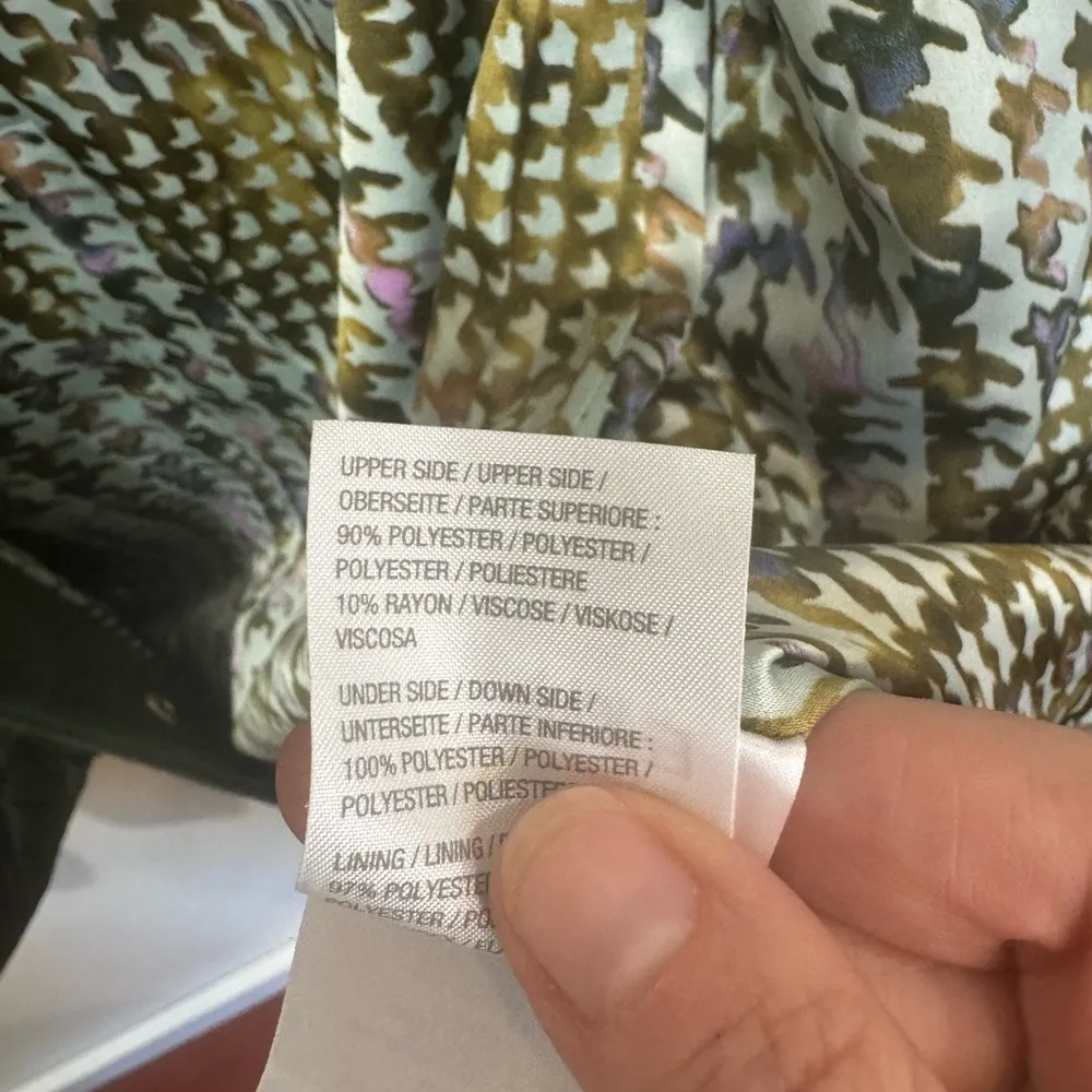 Isaac Mizrahi Women's Jacket S Estate Mixed Media Quilted‎ Green - Image 8