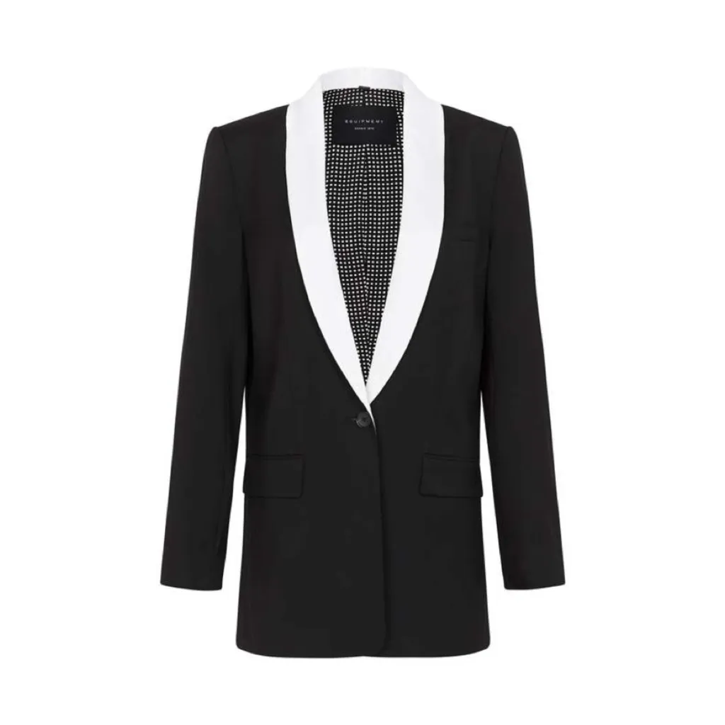 Equipment Quincy Blazer in True Black Sz.4 NWT - Image 8