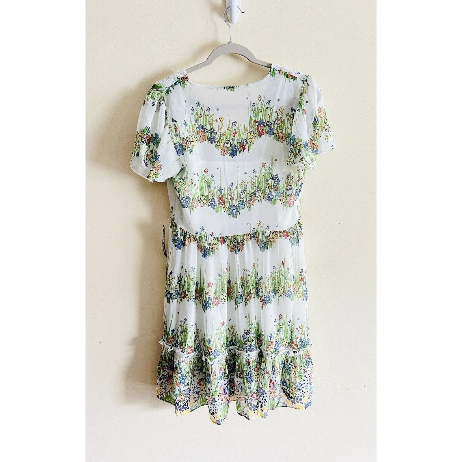 Modcloth Whimsy in the Garden Fit and Flare Dress Size Floral Cottage Small NWT‎ - Image 3