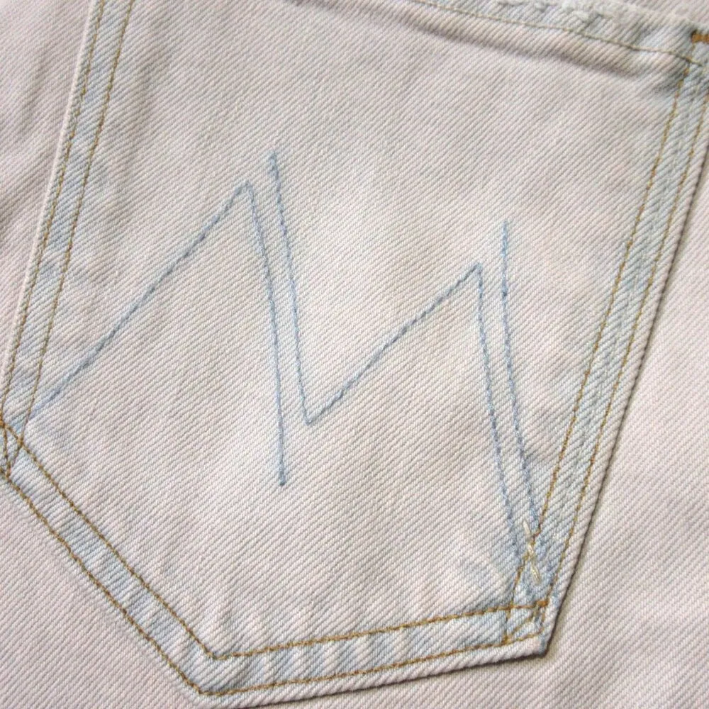 NWT Mother Tomcat Ankle in Dunked in Trouble Straight Crop Stretch Jeans 27 $268 Pink - Image 10