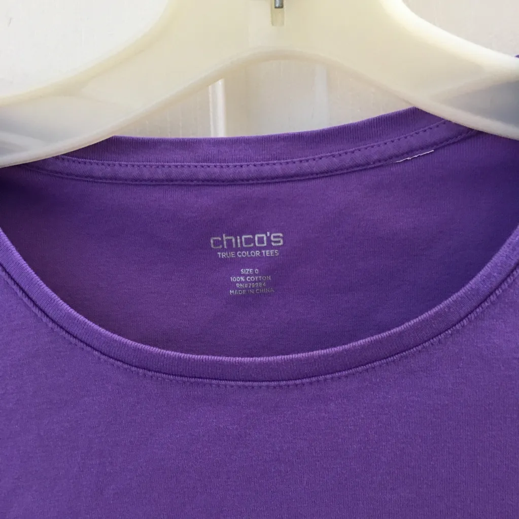 FINAL MARKDOWN Ladies’ Chico’s True Color tee 0 small 4 - Image 3