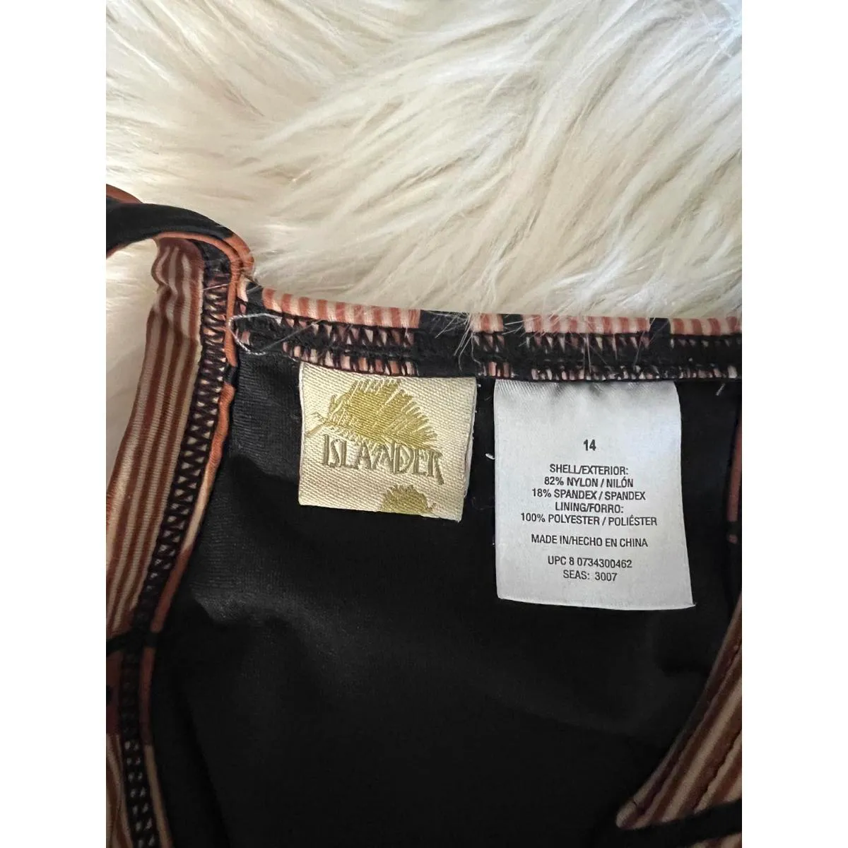 Islander Women's Tropical Leaf Print Dress Size 14 Black - Image 3