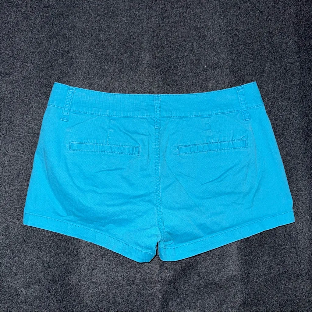 Vintage Arizona Jean Co. Y2K Low Rise Micro Mini Blue Shorts Size 7 Festival - Image 2