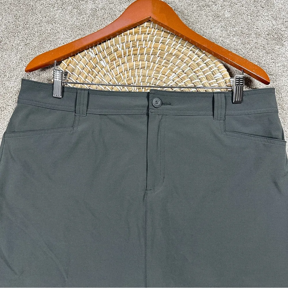 Eddie Bauer Adventurer 2.0 Skort Skirt Built in Shorts Golf Outdoor in Green 14 - Image 3