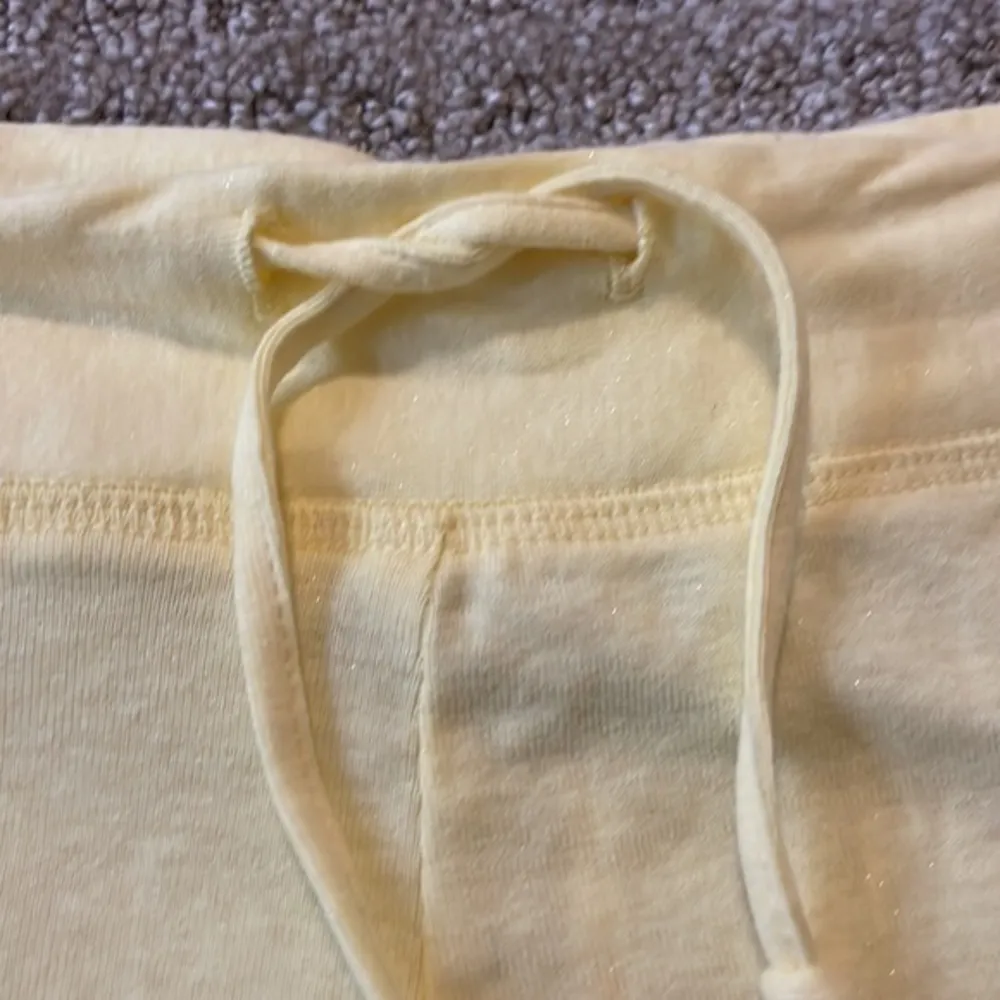 Becca  Yellow Shimmer Yoga Drawstring Shorts - Image 5