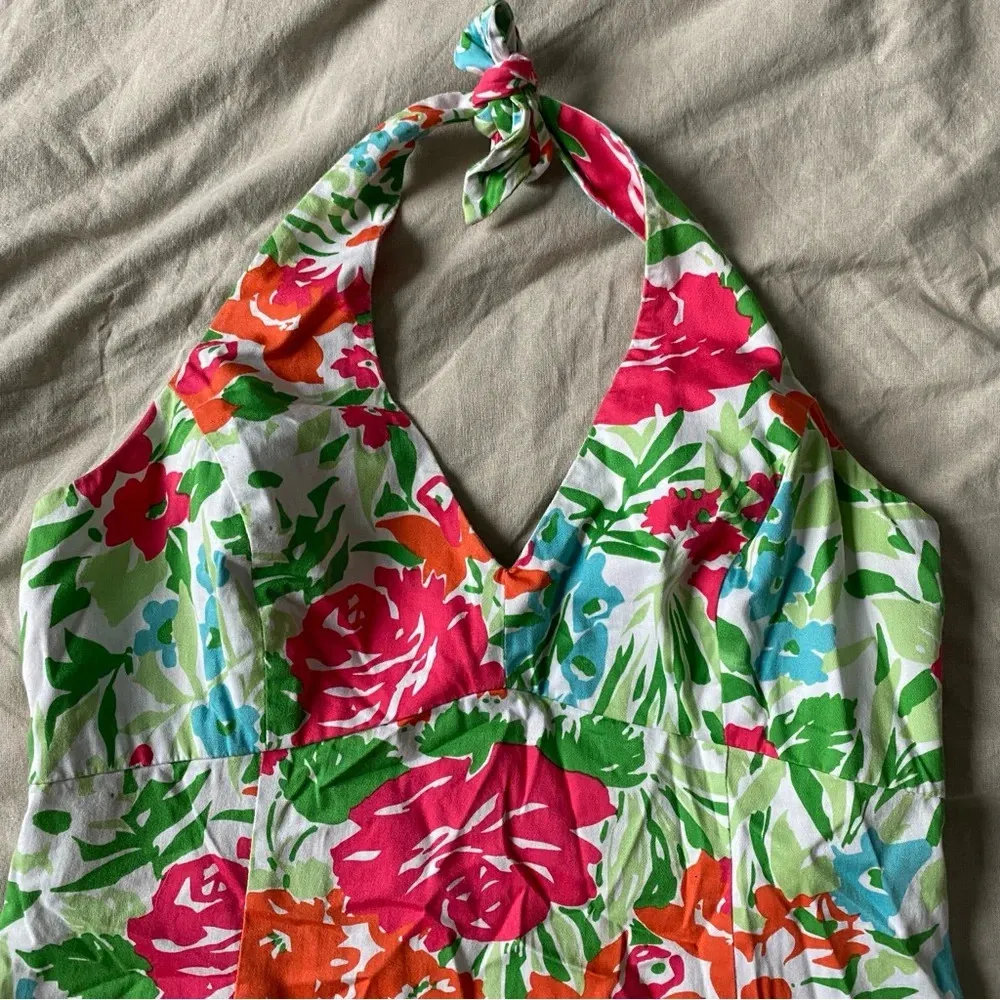 Chaps Floral Halter Dress - Image 2