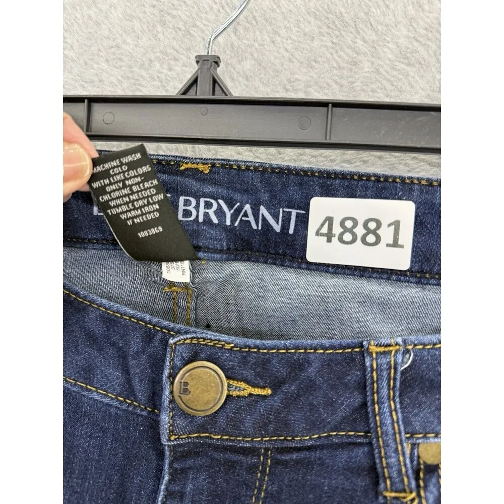 Lane Bryant Women's Blue Denim Jeans Dark Wash Size 16S ShortSkinny Cotton Blend - Image 6