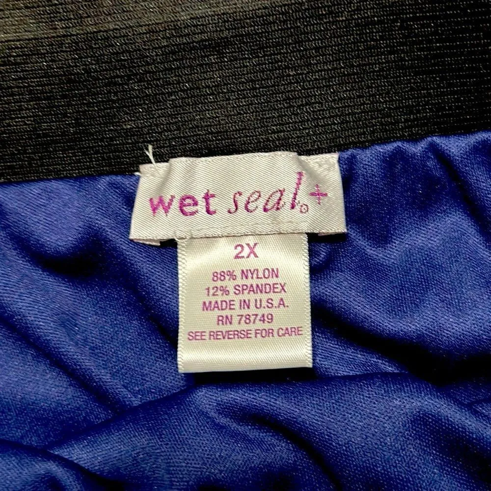 Wet Seal Plus Purple Floral Mini Skirt - Image 4