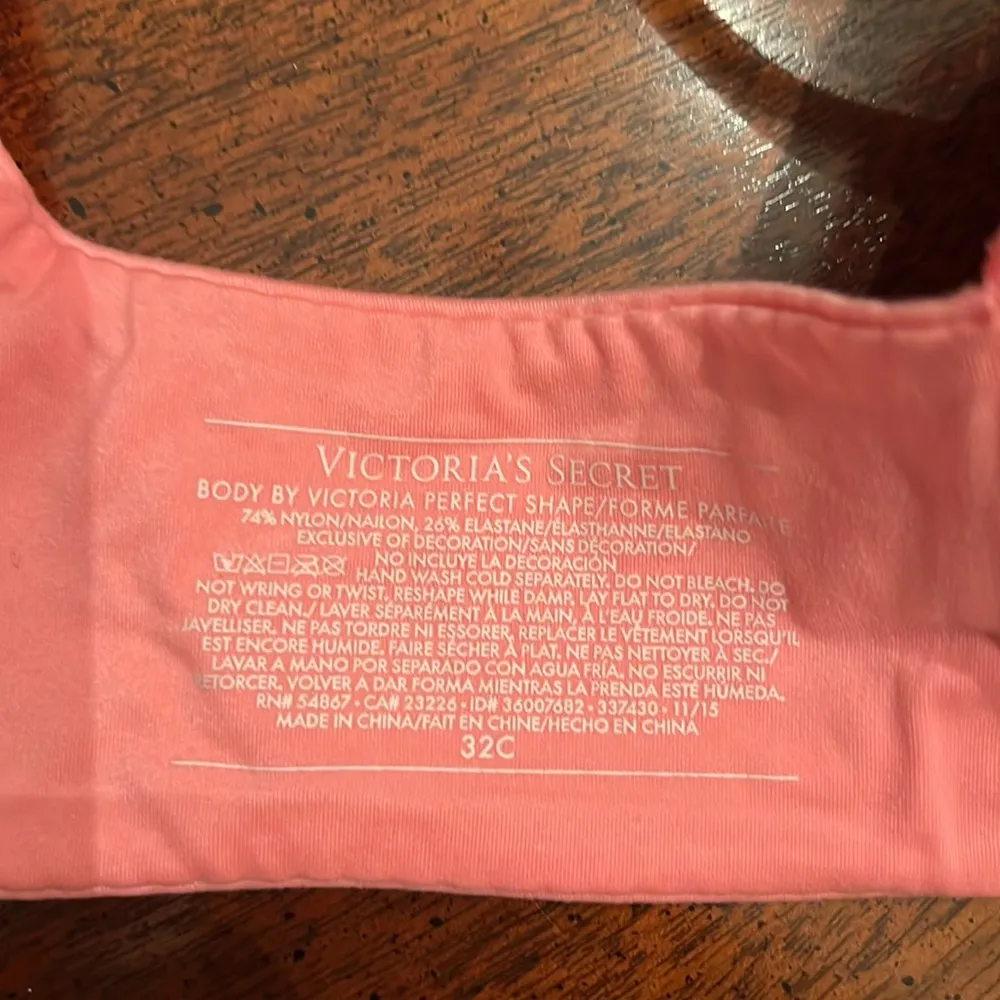 Body by Victoria Perfect Shape hot pink bra 32C - Image 3