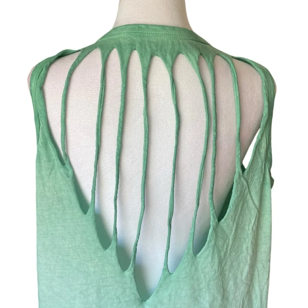 Torrid Vintage Cotton Jersey Crew Neck Slash Back Tank Womens Size Medium - Image 9