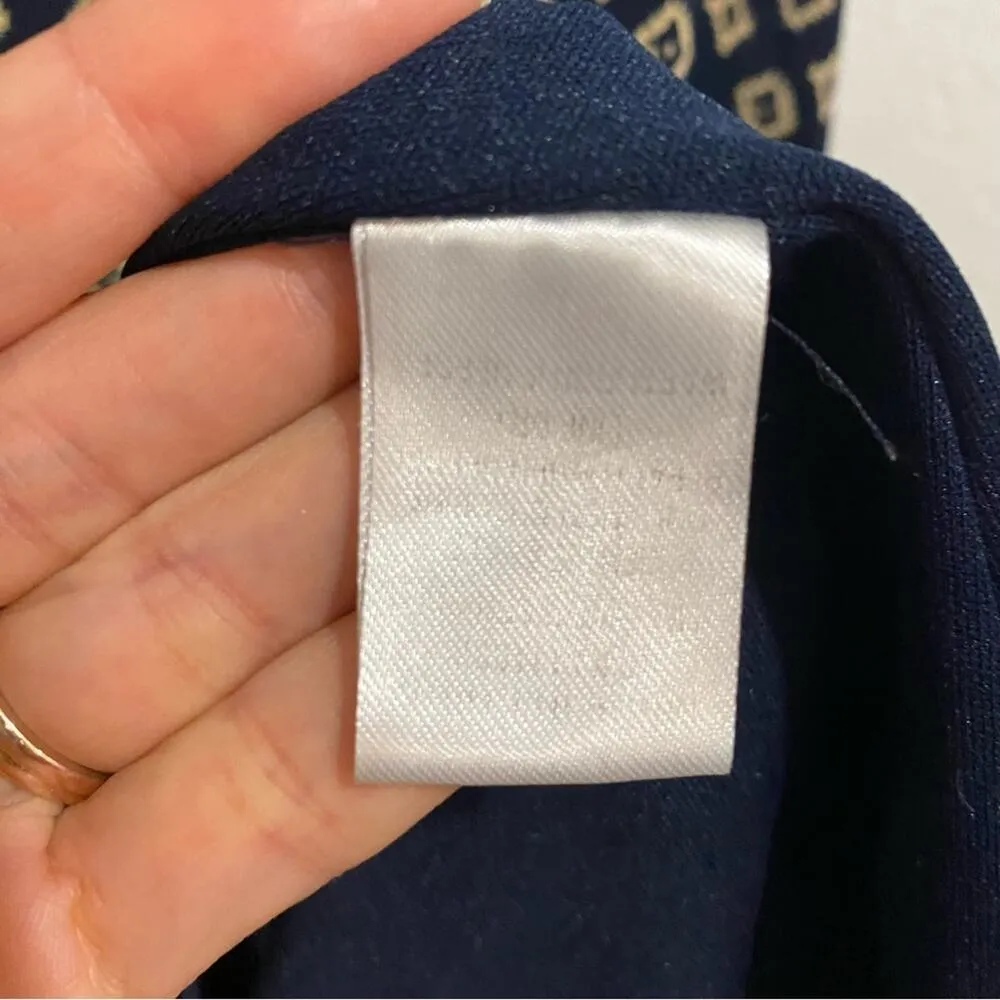 THML Navy Embroidered Faye Sleeveless Racerback  Mini Shift Dress Sz XXL - Image 6