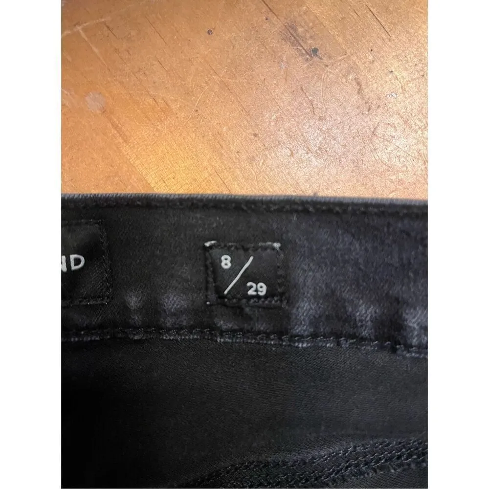 LUCKY BRAND Faded Black Brooke Legging Ankle Jeans size 8/29 (3826) - Image 7