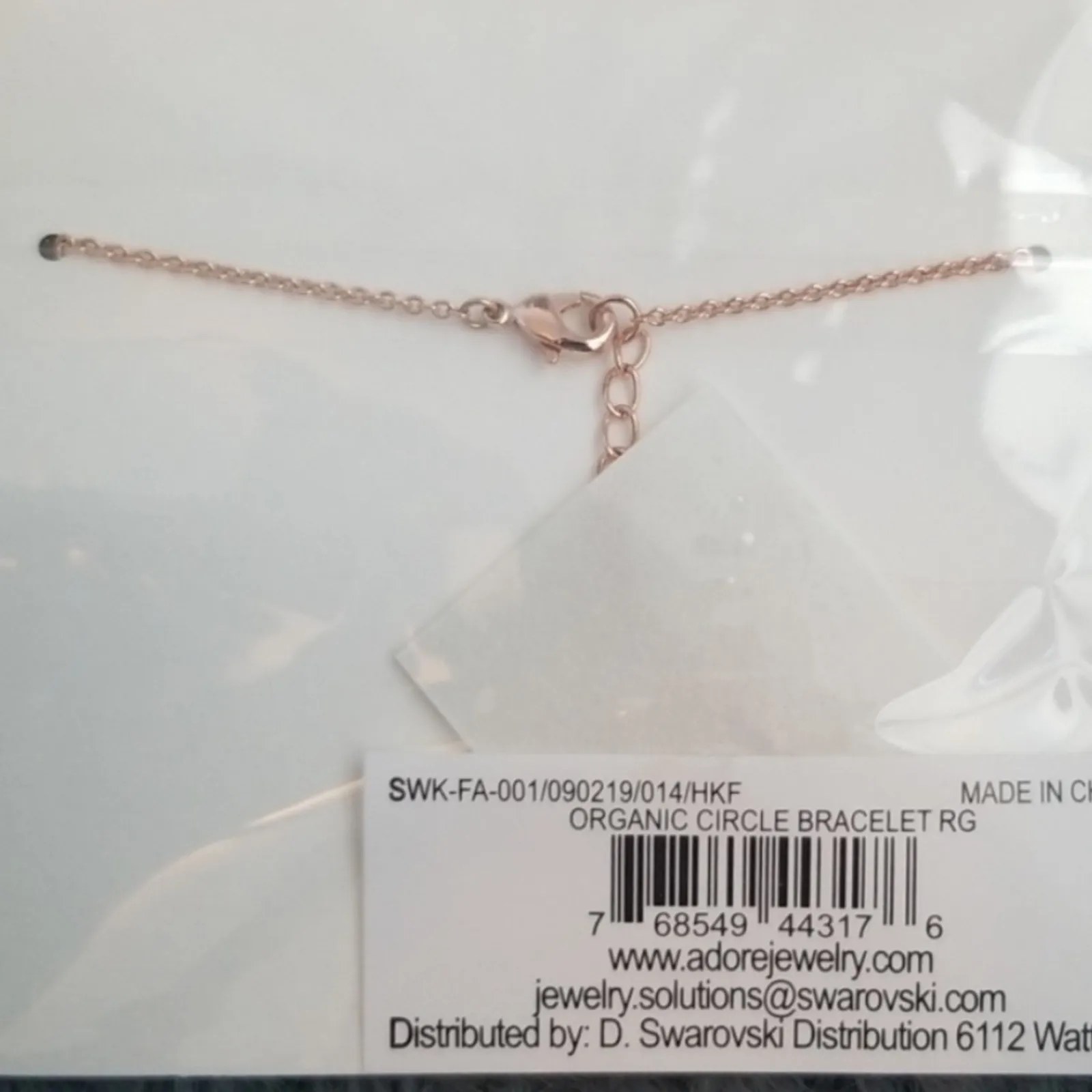 Adore Swarovski Organic Circle Bracelet NWT - Image 5