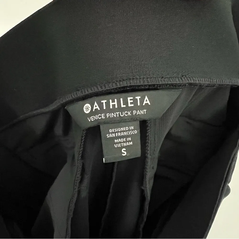 Athleta  Venice Pintuck Pant in Black Size Small - Image 8