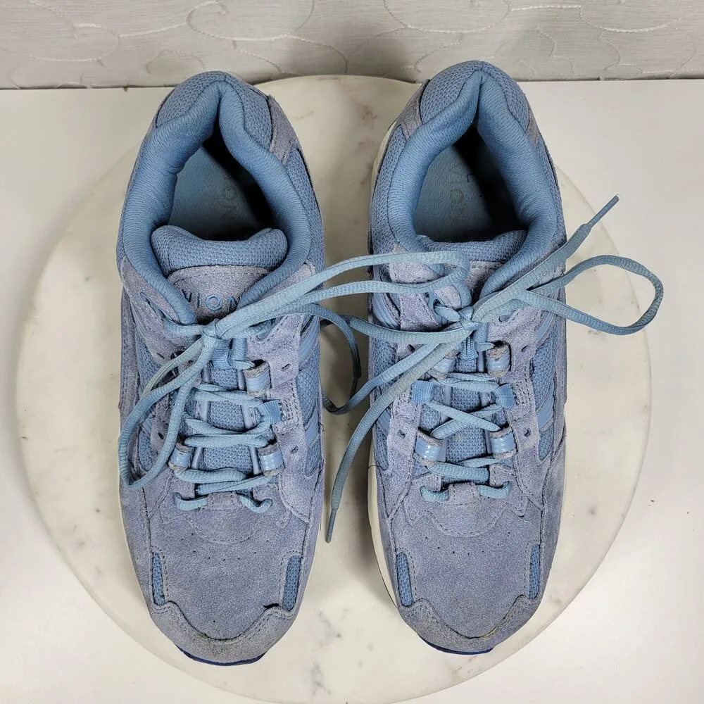 Vionic Classic Walker Sneakers Womens 9 Wide Blue Suede Low Top Walking Shoes - Image 8