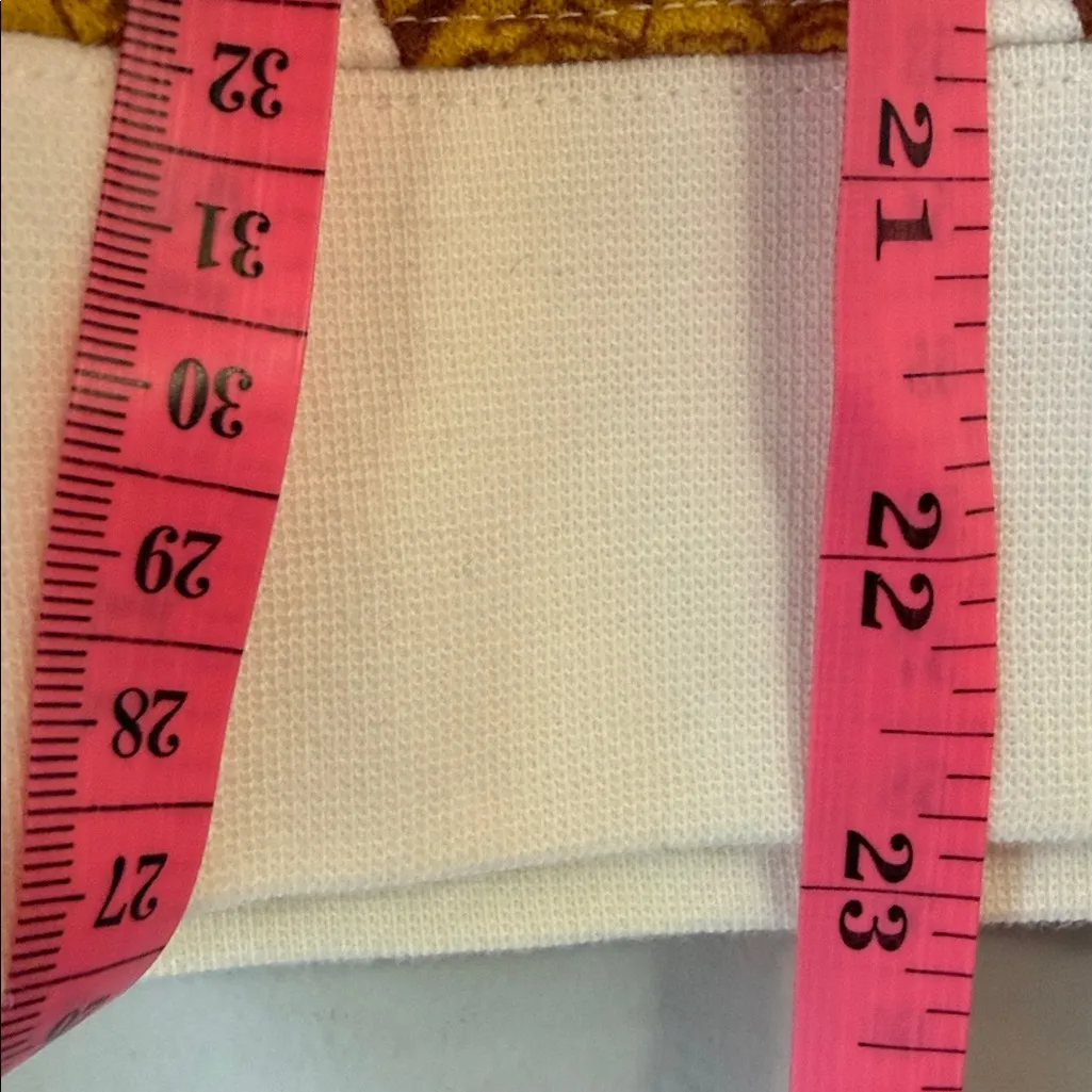 Boden Hannah Printed Sweatshirt Structured Orange Size XS - Image 11