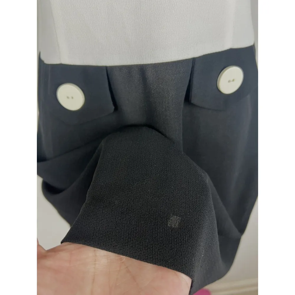 Nanette Lepore Vintage 90s Does 60s Mod Mini Dress Retro A Line Robespierre Chic - Image 4