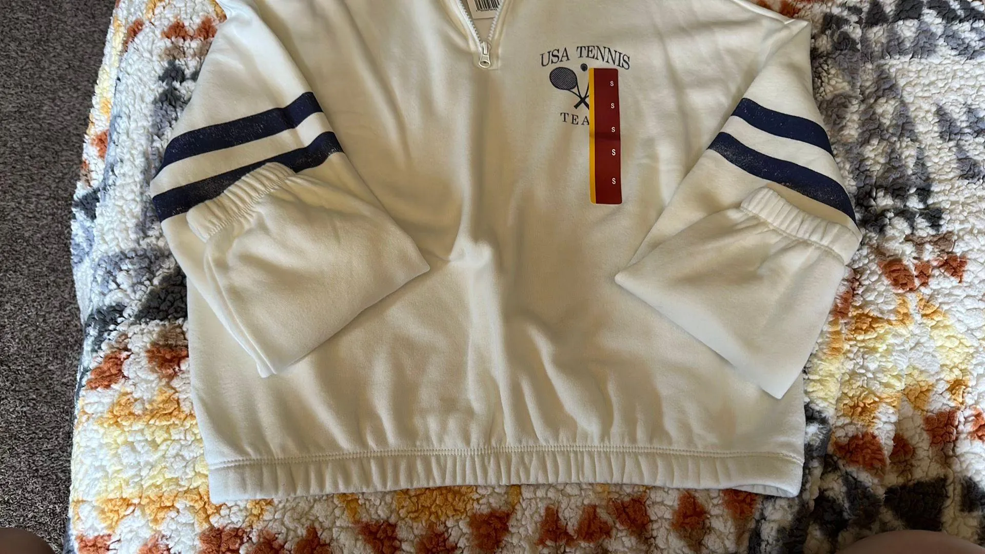 Sinched Quarter Zip Sweater - Image 3