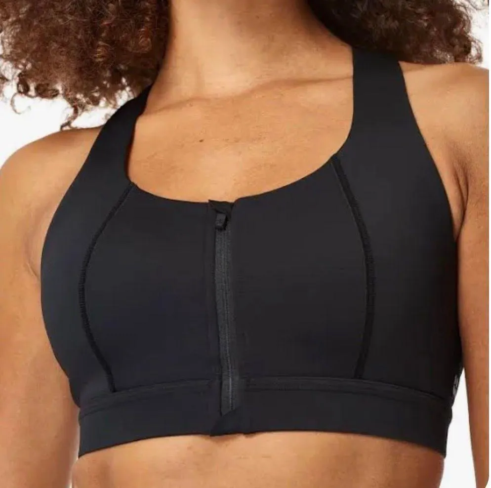 Zip Up Sports Bra - Image 2