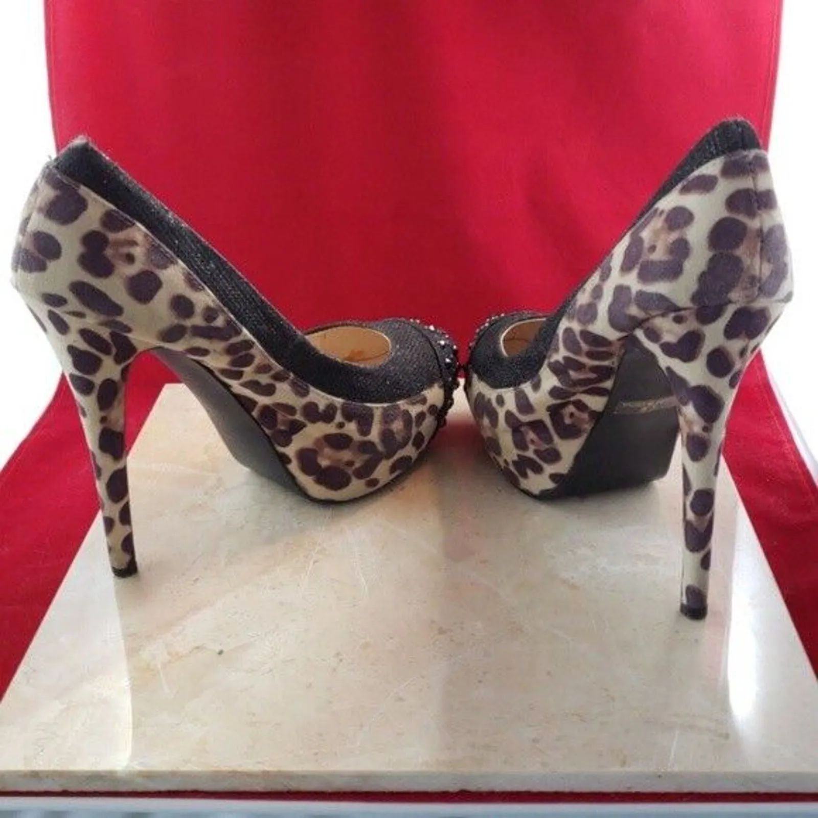 Penny Loves Kenny Heels - Animal Print High Heels - Size 9.5 - Image 6