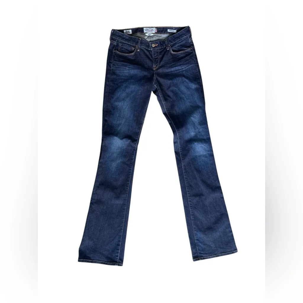 Lucky Brand Dark Blue Flare Jeans - Image 3