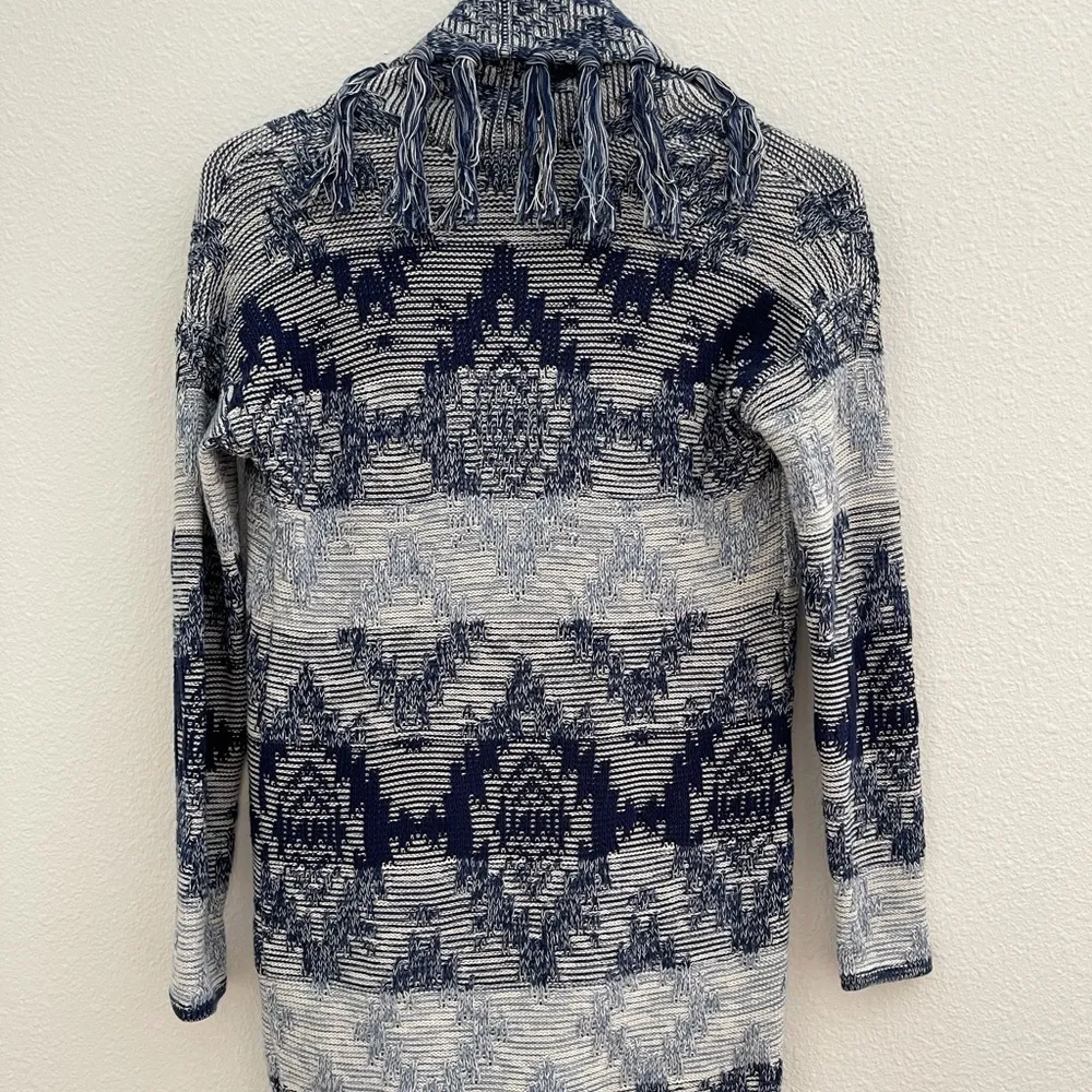 American Eagle Aztec Southern print open knit cardigan size XS - Image 6