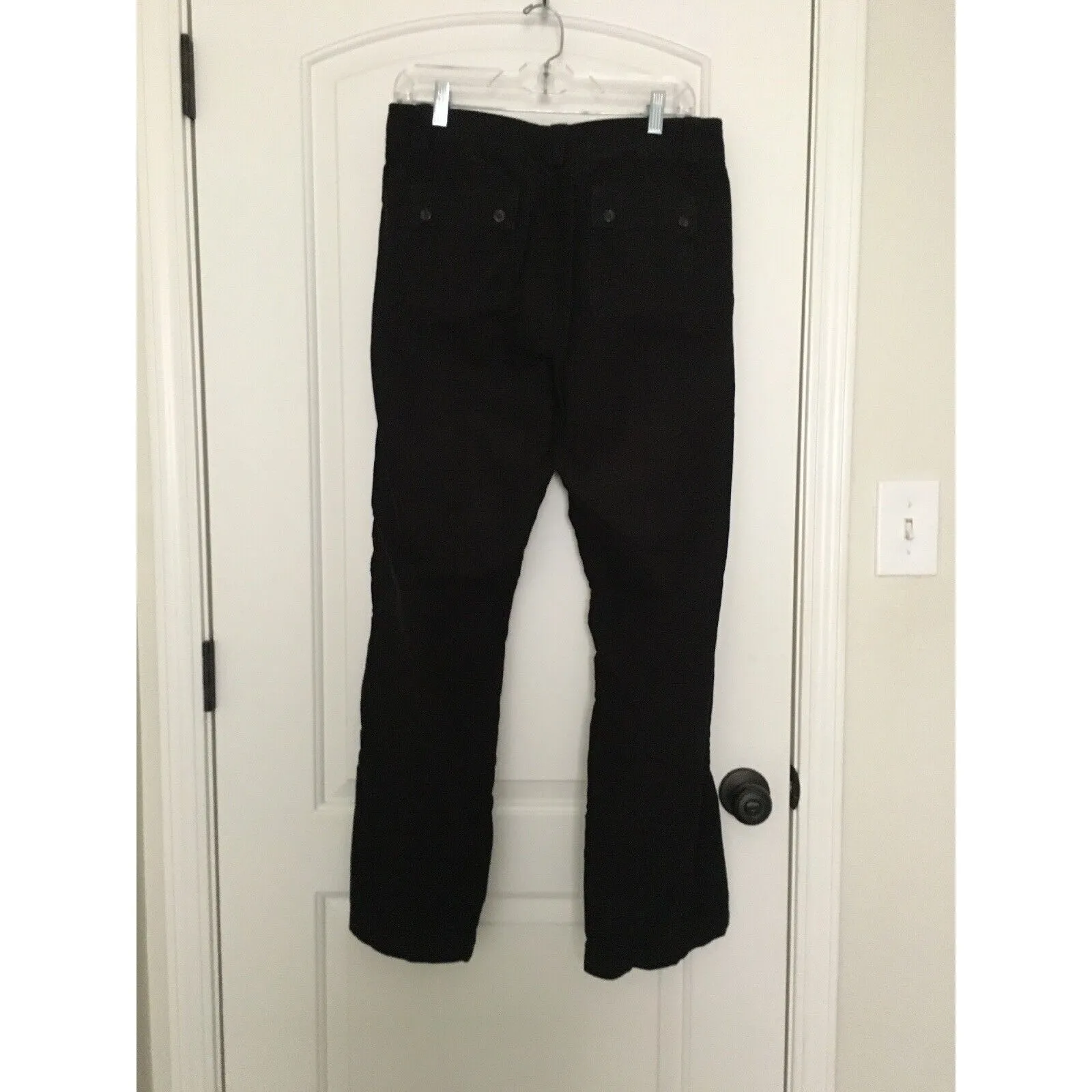 Dockers Women’s Corduroy Pants Zip Button Pockets Size 12 Black - Image 10