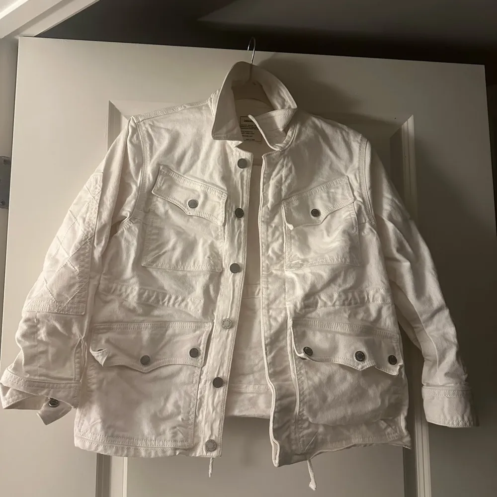 Zadig & Voltaire White Denim Jacket Size S - Image 3
