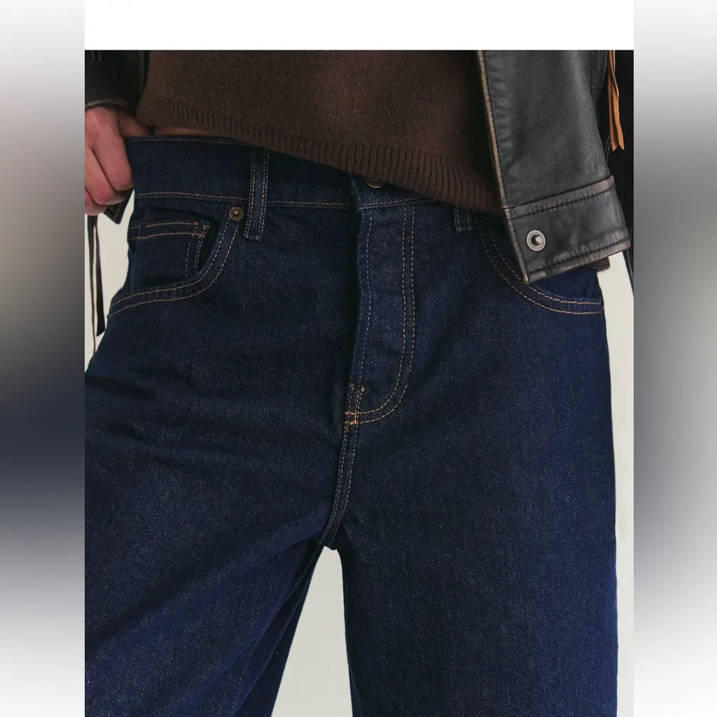 Free People NWT  Jam Session Relaxed Capri in Rinse - Image 4