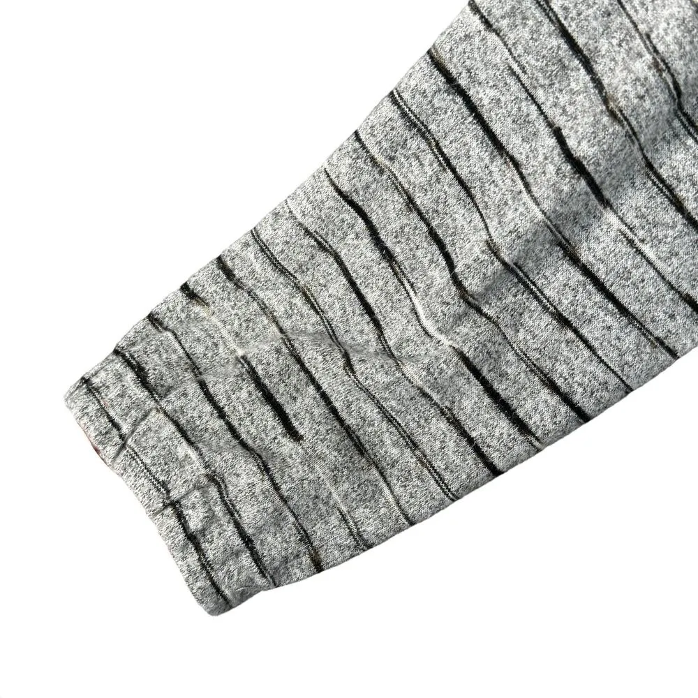 American Eagle Large Soft & Sexy Plush Top Striped Elastic Waist Long Sleeves - Image 3