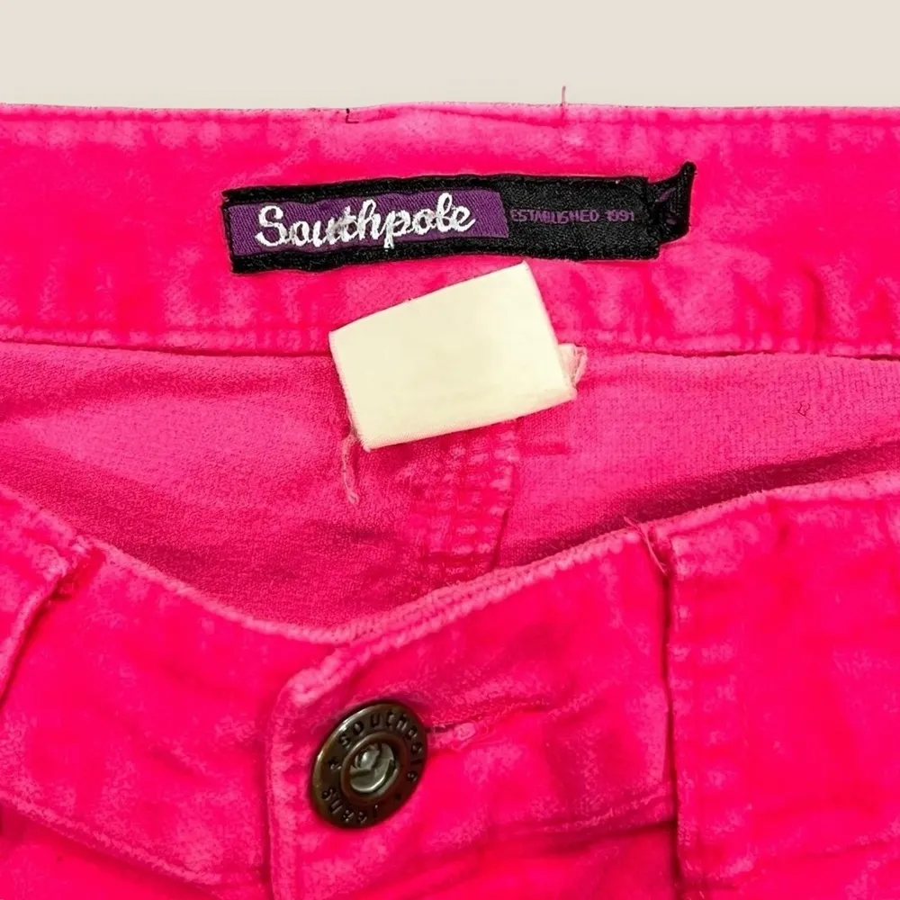 ★ South Pole Velvet Shock Pink Pants ★ - Image 4