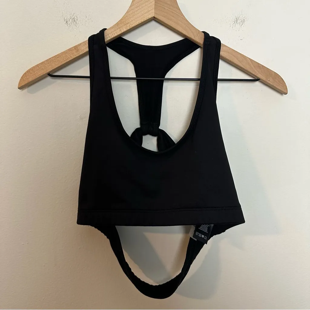 Koral Black Sports Bra - Image 3
