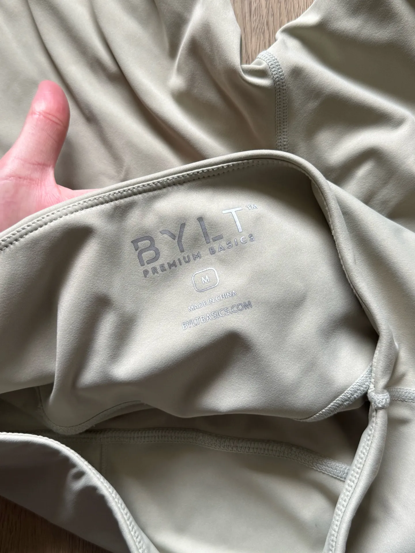 B.Y.L.T Dry Sage Leggings Green Size M - Image 3