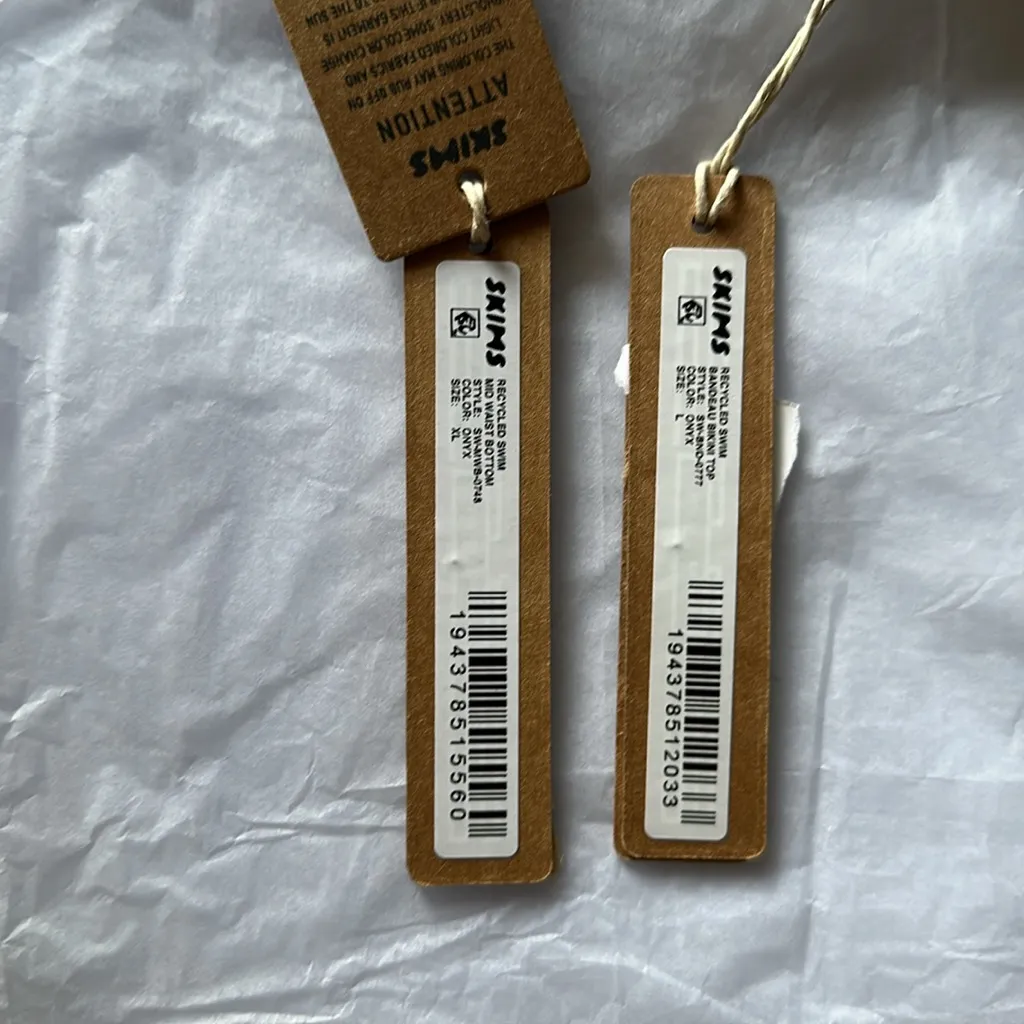 Skims Swim Bikini Set bandeau bikini top size L” and mid waist bottom size “XL”‎ - Image 3