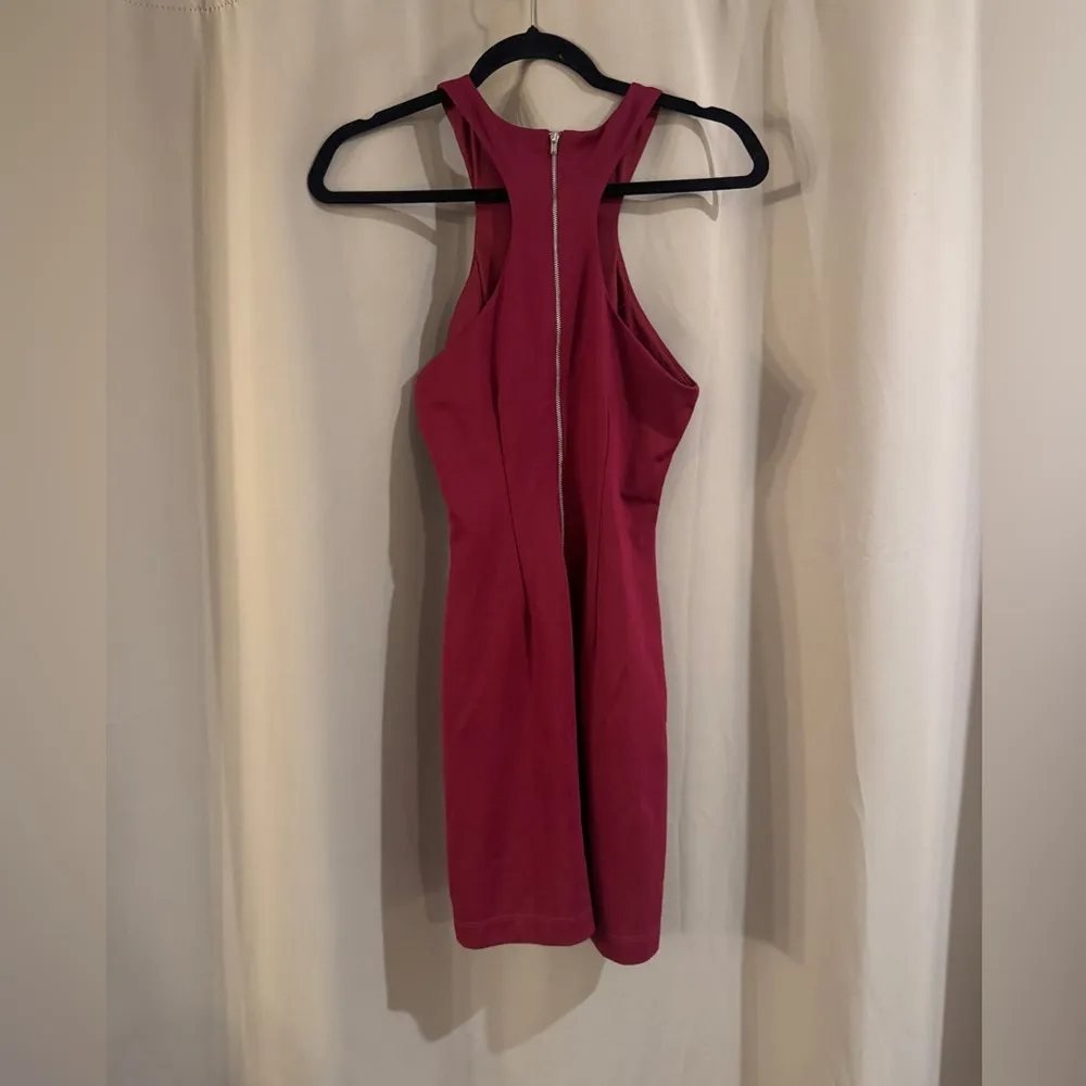 One Clothing  Sleeveless Burgundy Dress - Image 2