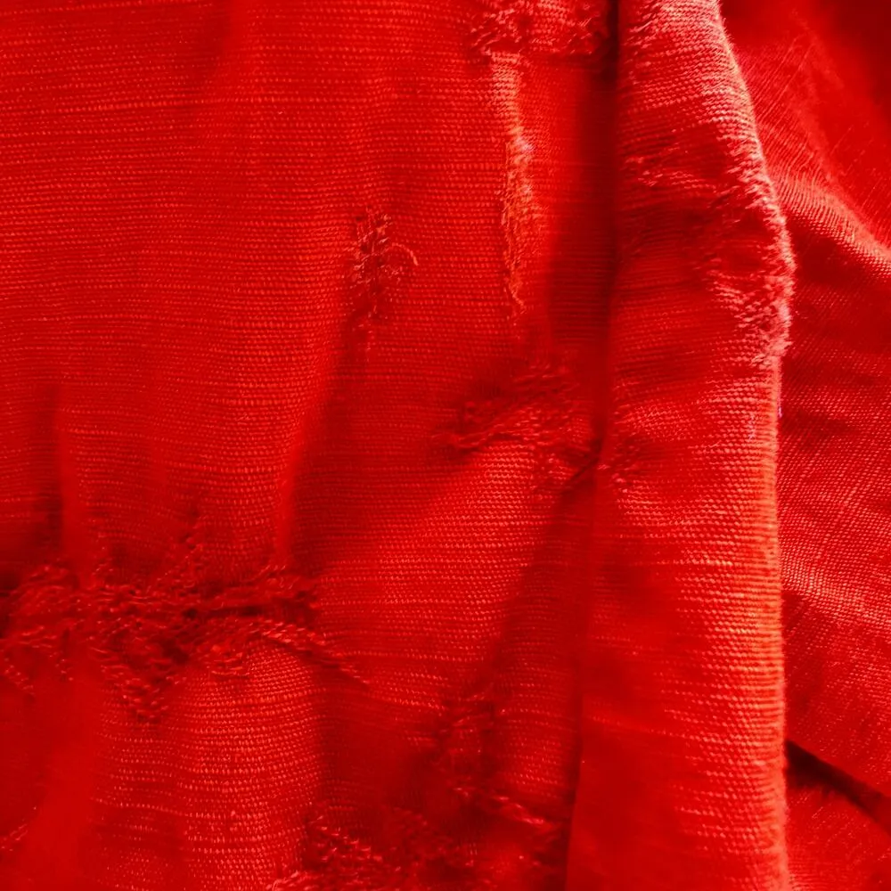 Anthropologie Elevenses Tropicale Jumpsuit Halter Knot Wide Leg Zip Linen 0 - Image 8