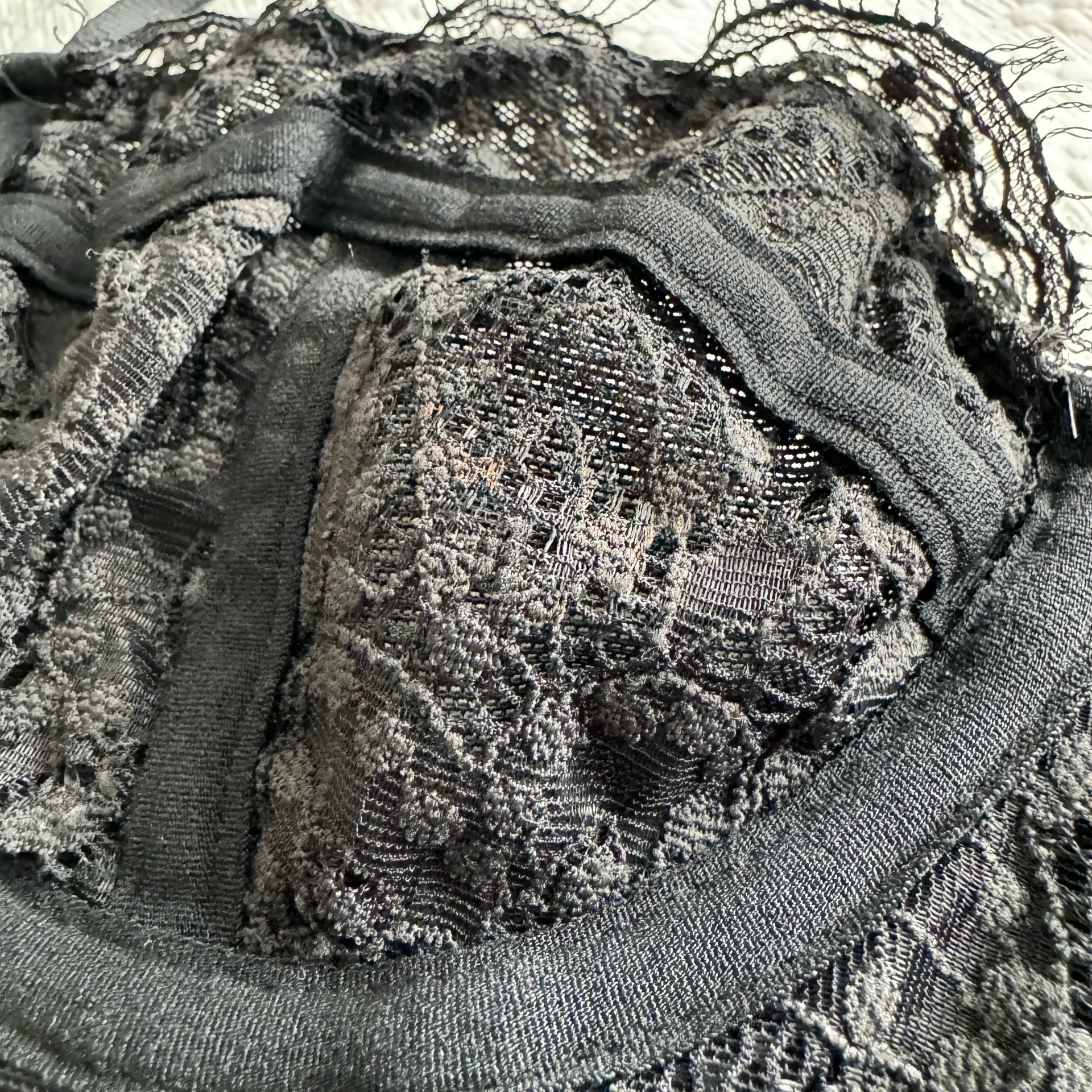 Urban Outfitters | Out From Under Black Modern Love Ribcage Corset | Medium - Image 6