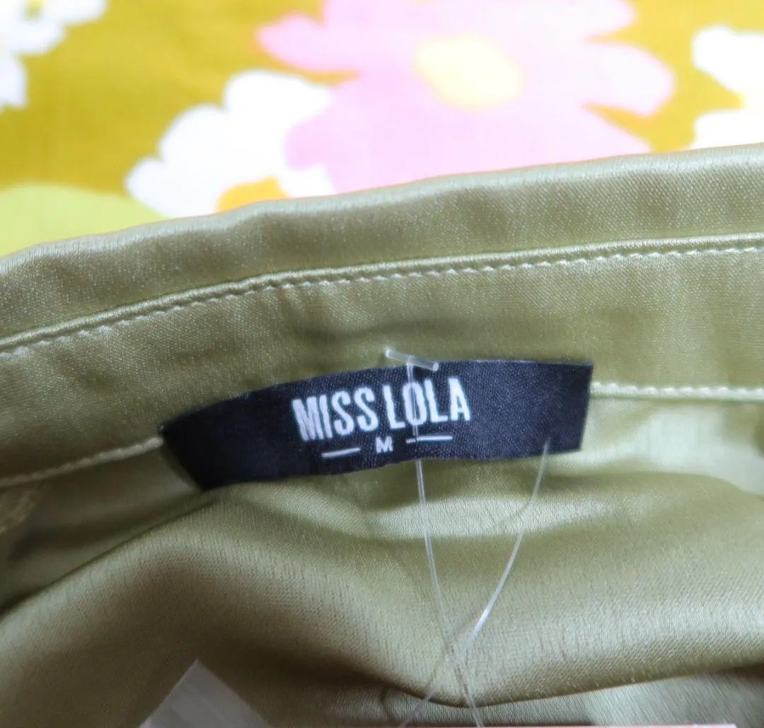 Satin Button Down Long Sleeve Blouse  - Image 6