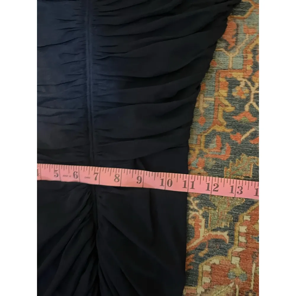 Women’s Tadashi Shoji Off Shoulder Twist Mermaid Evening Gown Indigo Size XS - Image 6