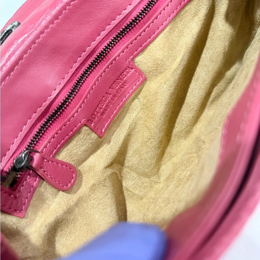 Bottega Veneta Pink Clutch - Image 5
