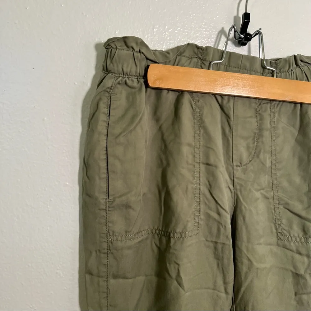 Loft Pull On Jogger Pant Green Paper Bag Waist XSP - Image 4