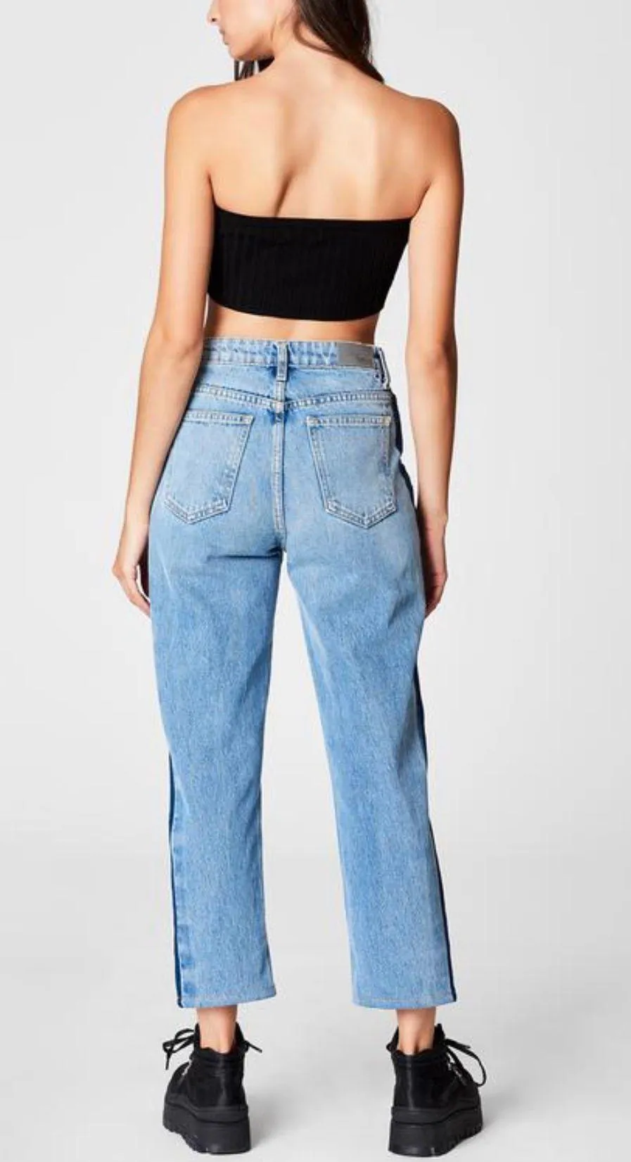 Carmar Two Tone Ripped Boyfriend Jeans - Image 3