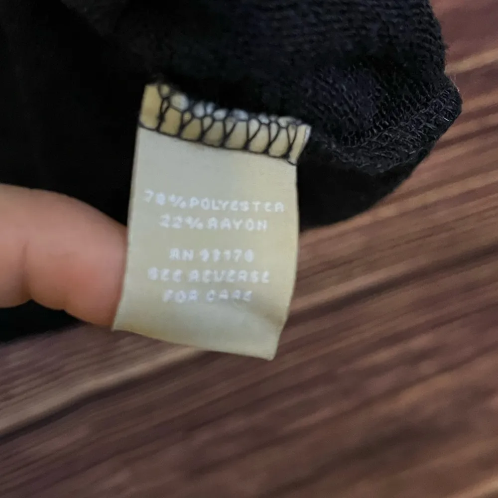 Joan Vass  Studio Dark Blue Zipper Closure Shirt. Size Large. - Image 5