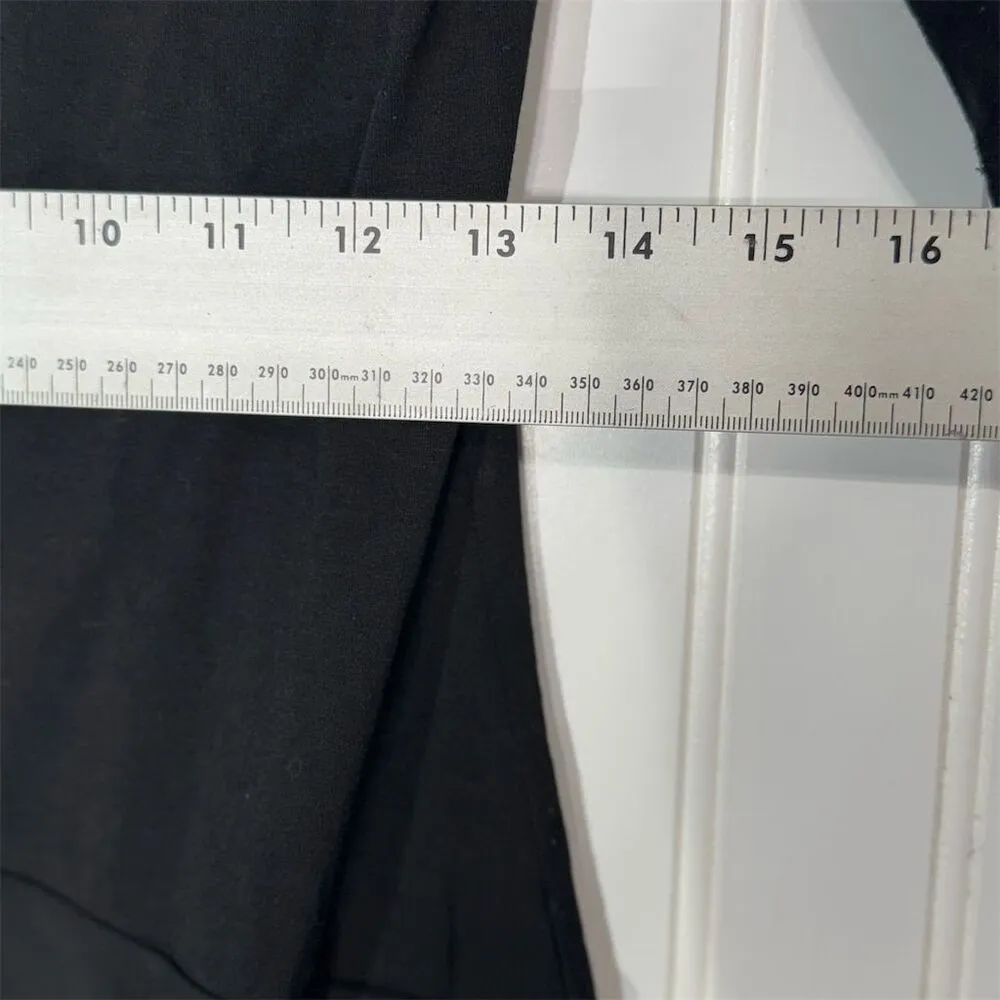 White House Black Market Tiered Ruffle Dress XS Black 3/4 Sleeve Whimsygoth - Image 5