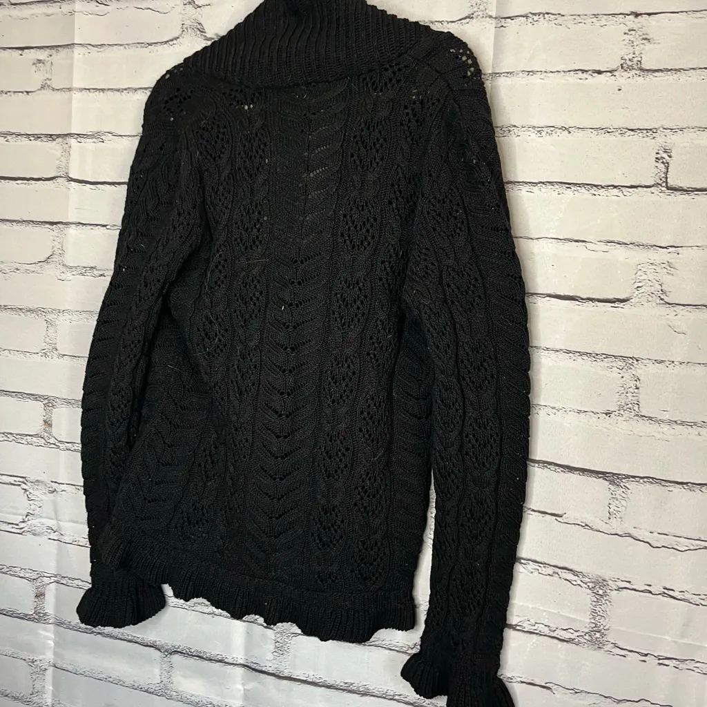 Vintage Lauren Ralph Lauren Black Cotton Puff - Image 9