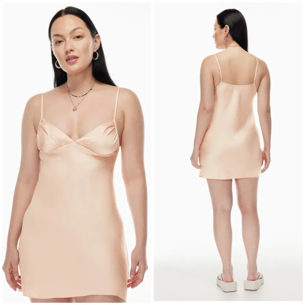 Aritzia Wilfred black Slip mini dress NWT - Image 6