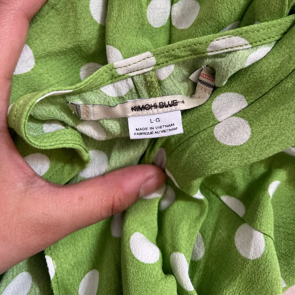 Kimchi Blue green and white Polka Dot Dress - Image 5