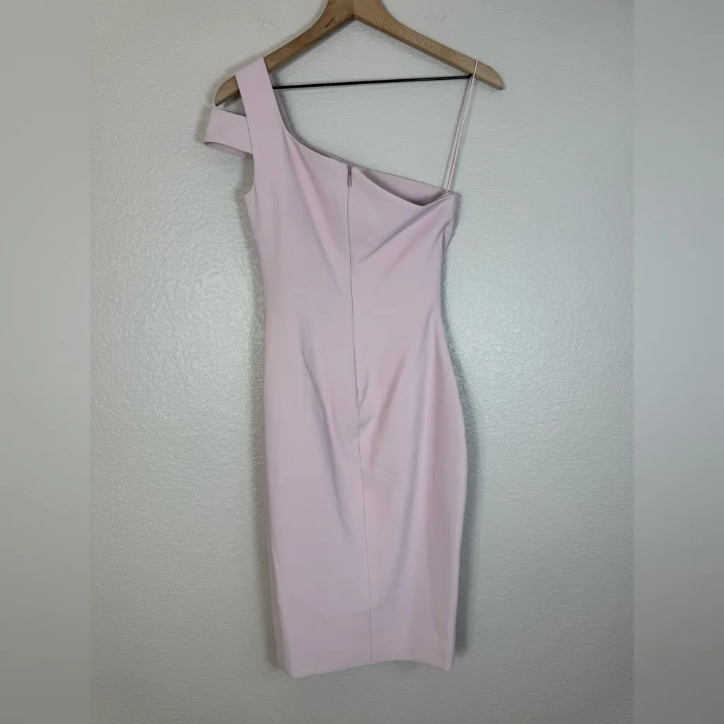Likely Packard One Shoulder Cocktail Dress in Peony Blush Pink size 2 - Image 11